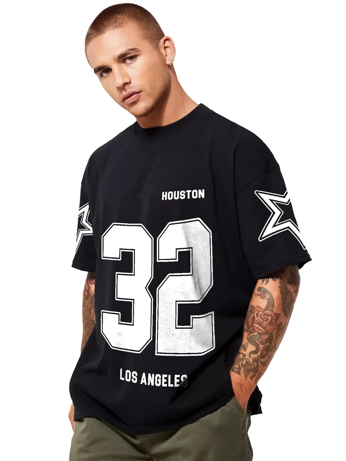 Jump Cuts||Printed Tshirt for Men||Drop Shoulder Tshirt for Men||Round Neck for Men||Cottonblend Oversized T-Shirt Jump Cuts||Printed Tshirt for Men||Drop Shoulder Tshirt for Men||Round Neck for Men||Cottonblend Oversized T-Shirt