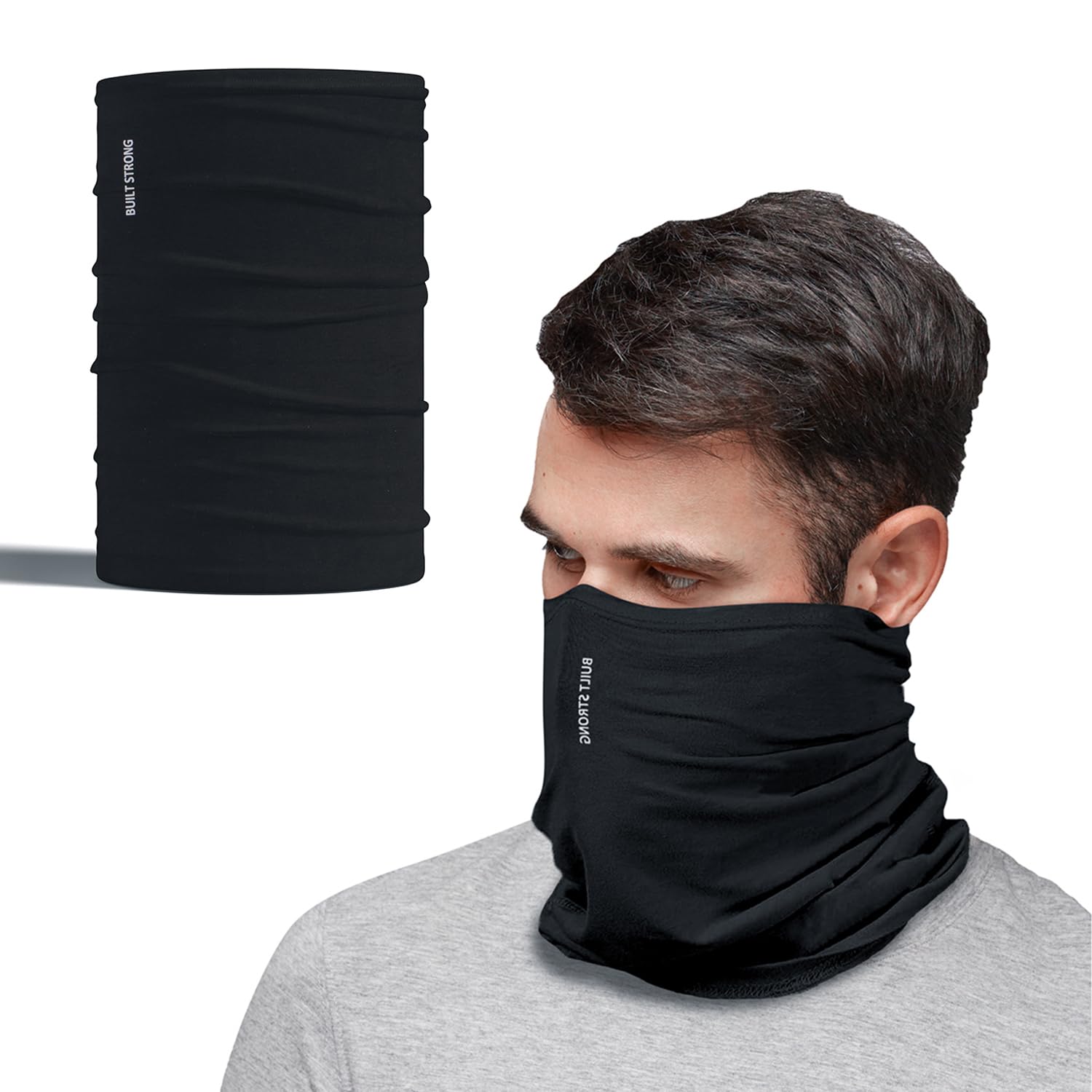 XTRIM Bamboo Bandana Face Mask for Dust & Sun Protection for Men & Women, Face Cover for Multipurpose, 100% Organic, Breathable, Odour-Free, Comfort Fit, Thermoregulatory Fabric XTRIM Bamboo Bandana Face Mask for Dust & Sun Protection for Men & Women, Face Cover for Multipurpose, 100% Organic, Breathable, Odour-Free, Comfort Fit, Thermoregulatory Fabric