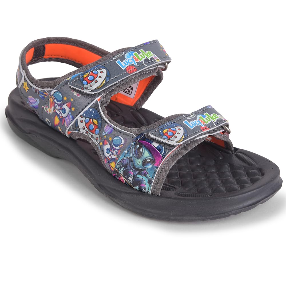 Liberty Lucy & Luke 9951-02E Kids Sandals for Boys – Comfortable & Durable Outdoor Floaters – Casual Footwear Liberty Lucy & Luke 9951-02E Kids Sandals for Boys – Comfortable & Durable Outdoor Floaters – Casual Footwear