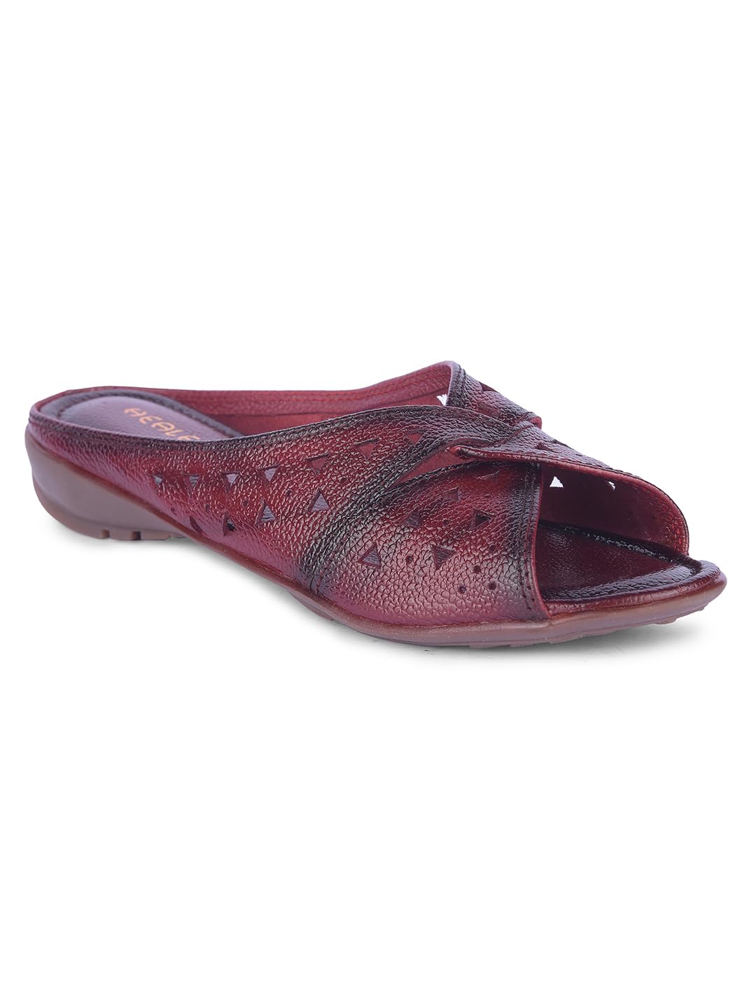 Liberty Women Fashion Slippers With Drymill Leather Upper|TPR Sole Mid Heel Slipper For Women|Stylish Soft & Comfortable Slipper For Women | Leather Insole Slipper