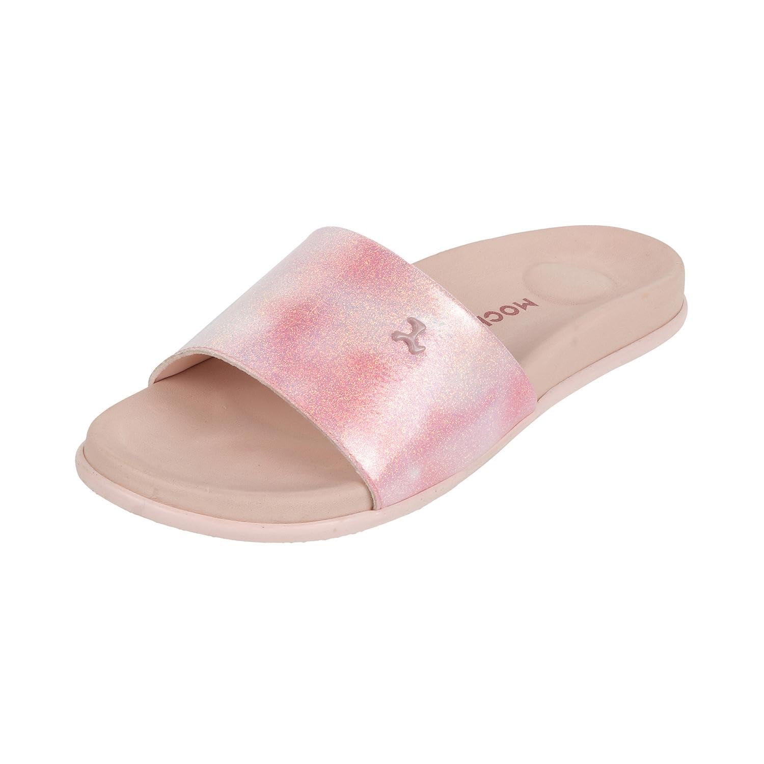 Mochi Women Synthetic Leather Comfort Slider Mochi Women Synthetic Leather Comfort Slider