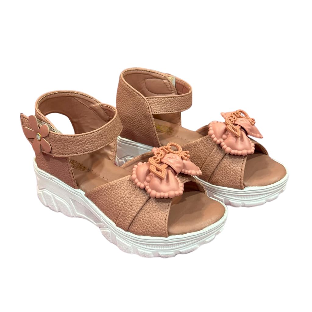 RJ FOOTWEAR Kids Girls Beautiful & Comfortable Sole Sandals RJ FOOTWEAR Kids Girls Beautiful & Comfortable Sole Sandals