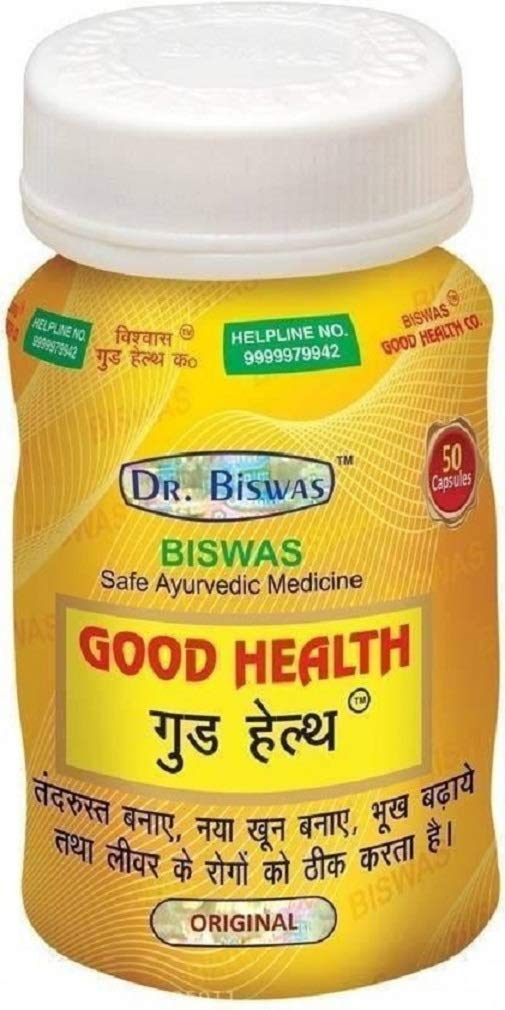 Dr. Biswas Good Health Ayurvedic, 50 Count capsules