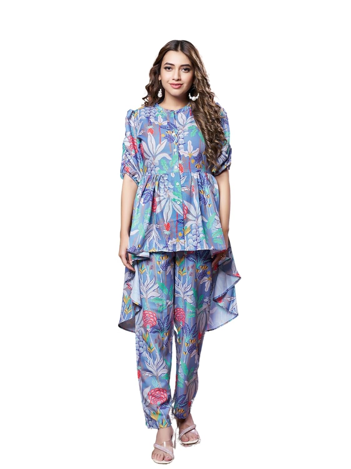 Leriya Fashion Women’s Rayon Western CO-ORD Set
