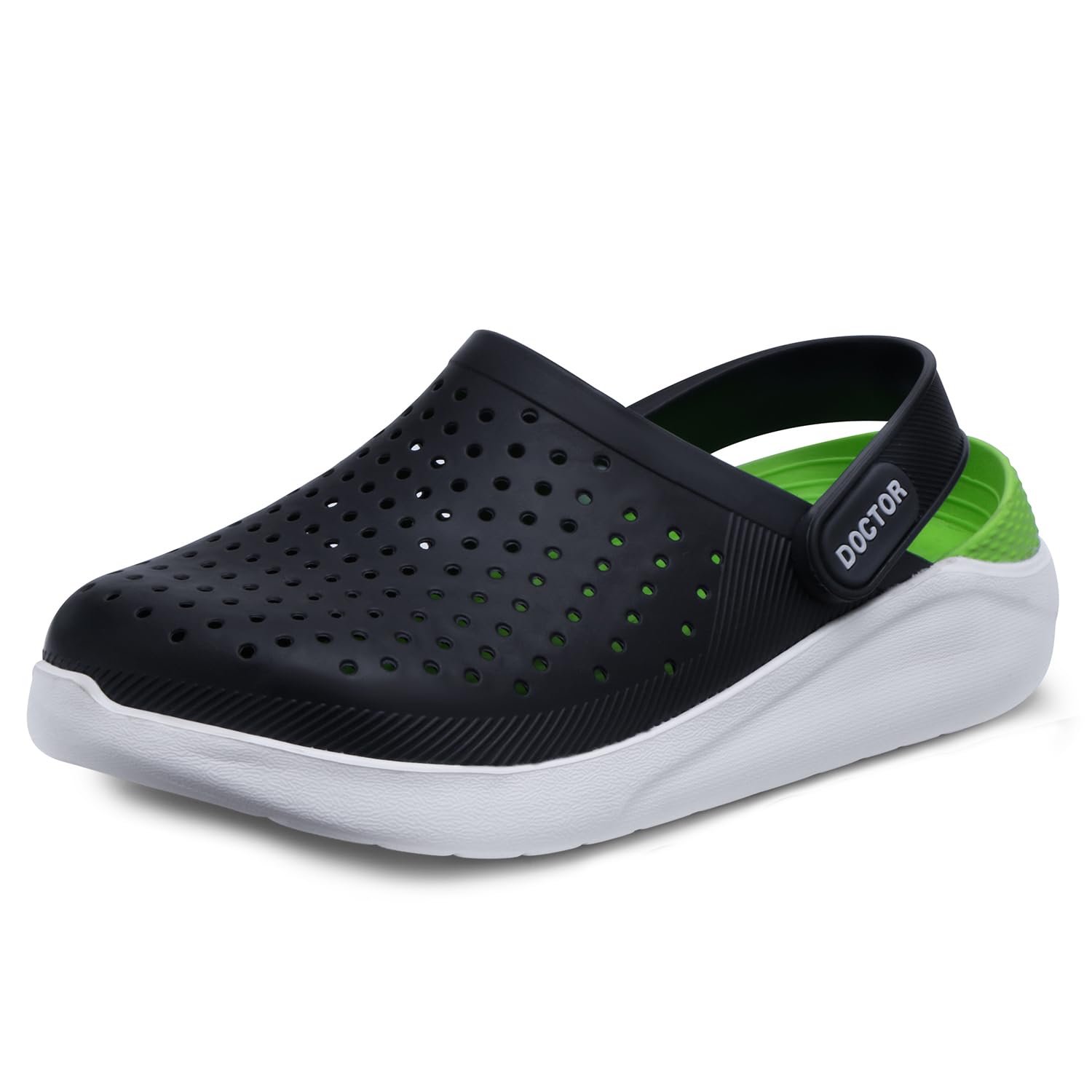 DOCTOR EXTRA SOFT Unisex-Child Kids Classic Ultra Soft Clogs/Sandals with Adjustable Back Strap| Comfortable & LightWeight| Stylish & Anti-Skid| Indoor & Outdoor Casual Sports Mules Boys & Girls D-509