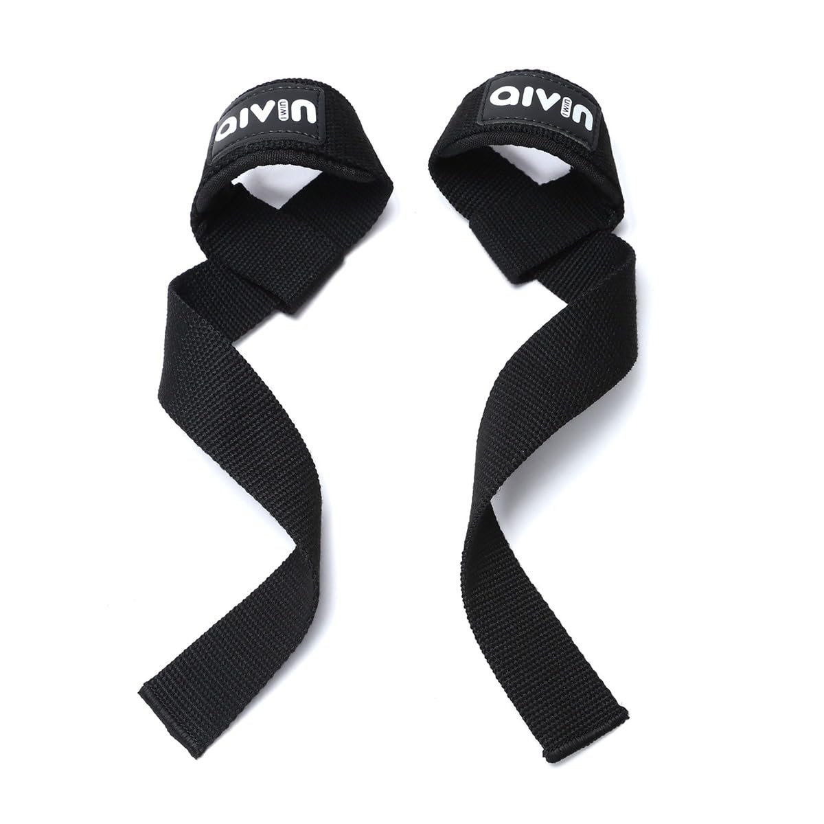 Aivin Assist Weight Lifting Straps with Padded Cuff Wrist Support For Gym Gym Accessories For Men For Women Wrist Strap For Gym Wrist Support Deadlift Strap Weightlifting Straps For Grip Gym Straps For Weight Lifting (Black)