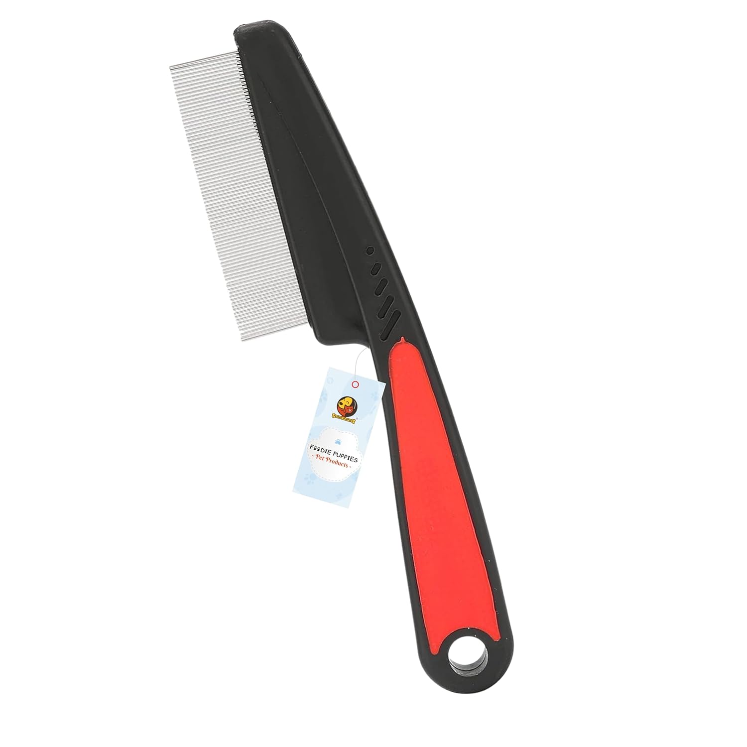 Foodie Puppies Pet Flea Comb for Dog, Cat, Birds and Rabbit (Flea Comb – Large) | Stainless Steel Fine Tooth Flea Lice Tear Stain Remover Comb | Hair Nit Comb For Head Nit Treatment Removes Head Nits Foodie Puppies Pet Flea Comb for Dog, Cat, Birds and Rabbit (Flea Comb – Large) | Stainless Steel Fine Tooth Flea Lice Tear Stain Remover Comb | Hair Nit Comb For Head Nit Treatment Removes Head Nits