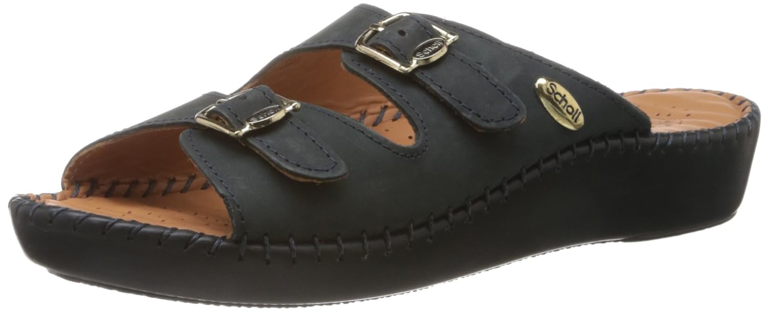Scholl Women’s Drschollla Blue Leather Fashion Sandals – 7 UK/India (40 EU) (6739652) Scholl Women’s Drschollla Blue Leather Fashion Sandals – 7 UK/India (40 EU) (6739652)