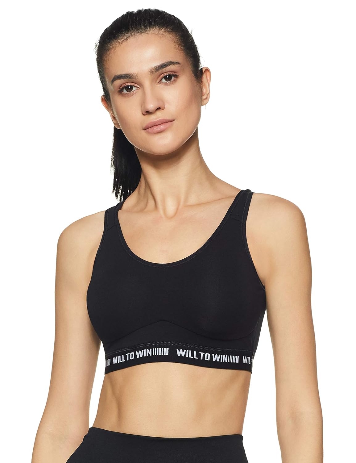 Van Heusen Women Wireless Non Padded Light Impact Sports Bra – Anti Bacterial, Full Coverage