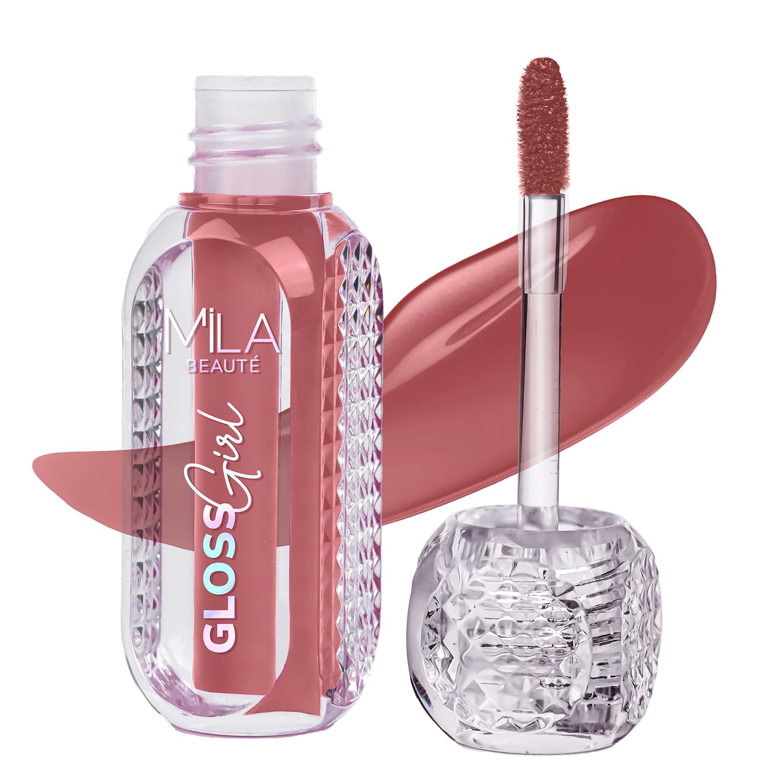 MILA BEAUTÉ Gloss Girl Lip Gloss|Enriched With Mango Seed Butter & Hyaluronic Acid |Light Weight & Non-Sticky Formula|Gives Fuller-Lip Effect & Extra Hydration | High Shine Finish-My Choice, 2.8 Ml MILA BEAUTÉ Gloss Girl Lip Gloss|Enriched With Mango Seed Butter & Hyaluronic Acid |Light Weight & Non-Sticky Formula|Gives Fuller-Lip Effect & Extra Hydration | High Shine Finish-My Choice, 2.8 Ml
