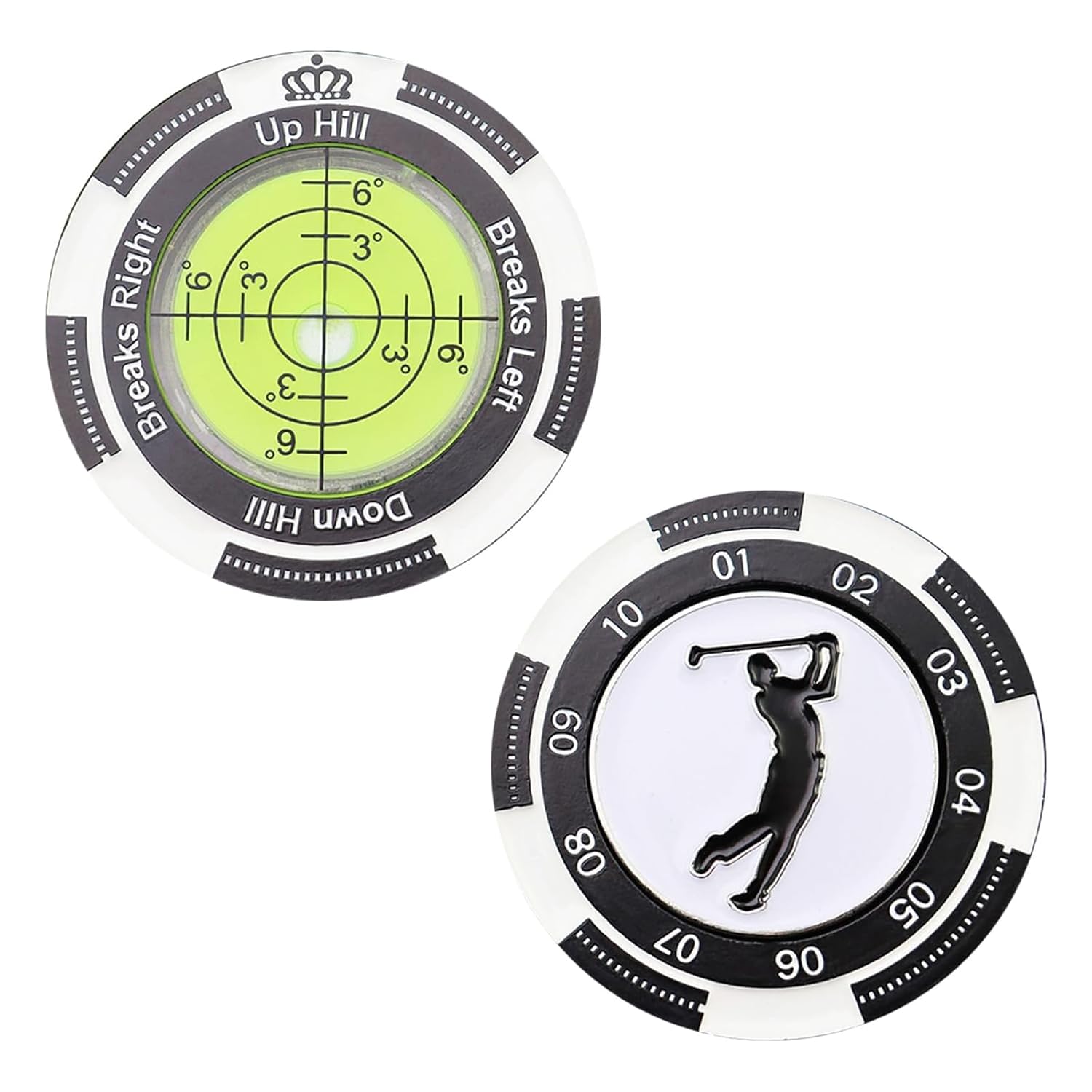 Golf Kit, with 39.9mm Precision Bubble Level Marker, Portable Green Reading Tool Set for Putting Accuracy Includes Golf Accessories for Most Skill Levels Golf Kit, with 39.9mm Precision Bubble Level Marker, Portable Green Reading Tool Set for Putting Accuracy Includes Golf Accessories for Most Skill Levels
