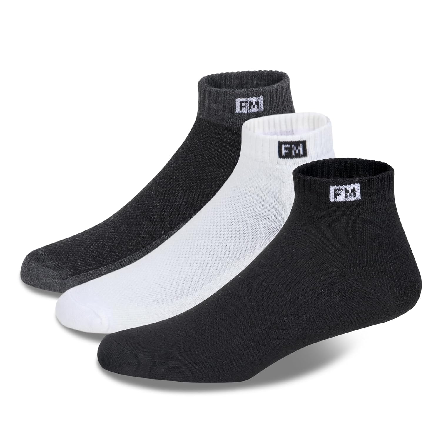 Fitness Mantra® Athletic Special Design Sneaker Length Socks |Free Size |Pack of 3 Pairs |Net Design| Fitness Mantra® Athletic Special Design Sneaker Length Socks |Free Size |Pack of 3 Pairs |Net Design|