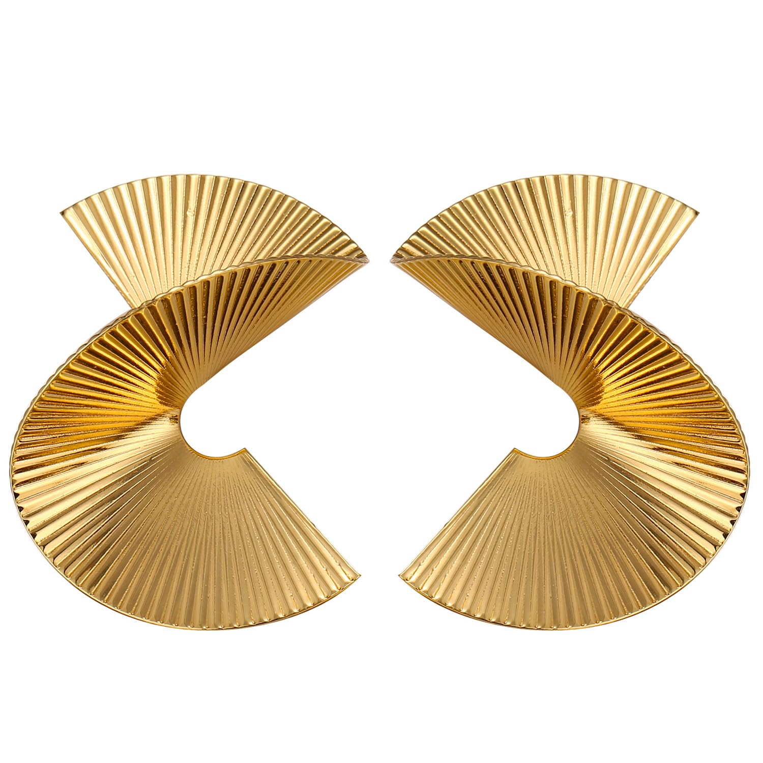 Shining Diva Fashion Latest Stylish Gold Plated Earrings for Women and Girls