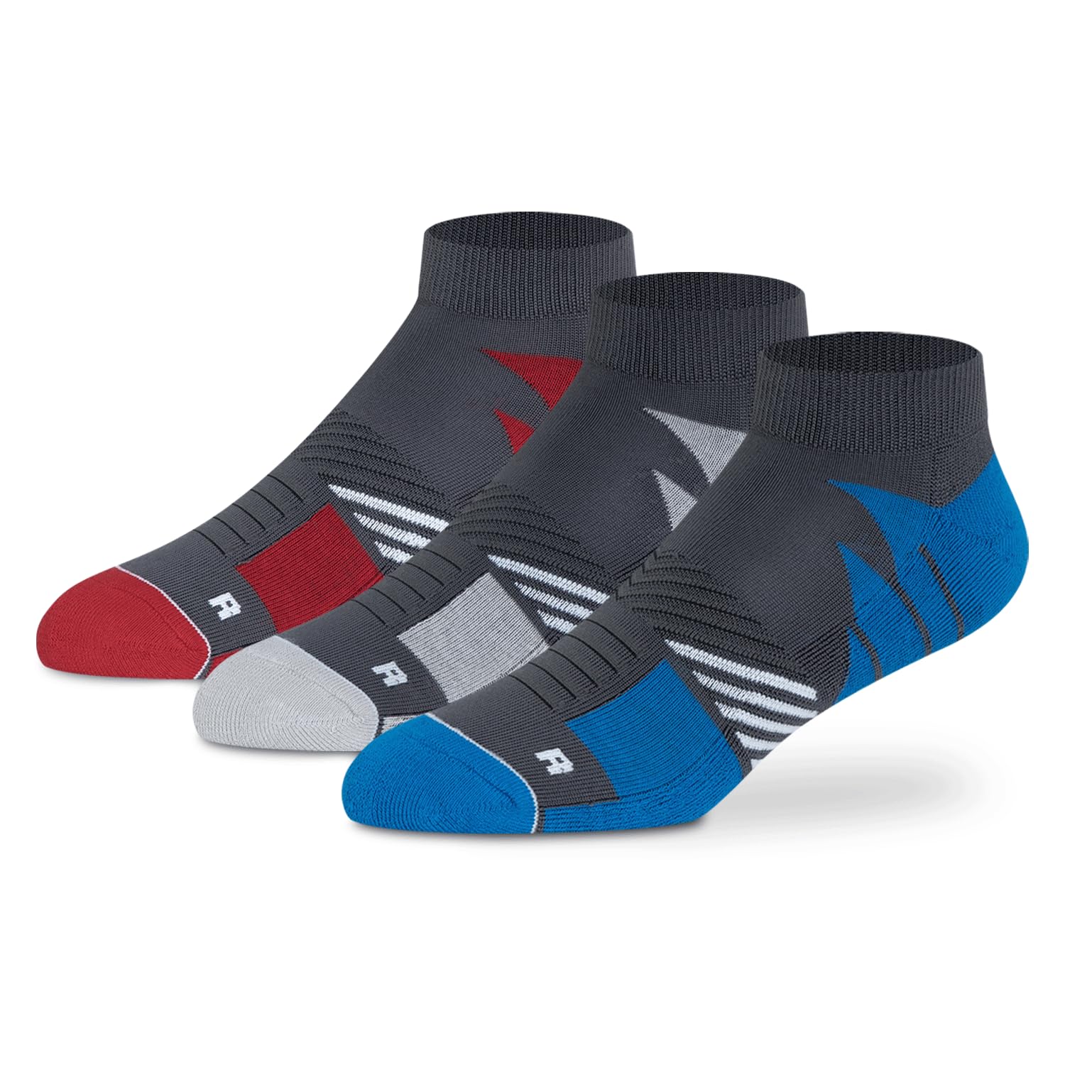 Supersox Ankle Sports Socks for Men Combo, Made With Durable, Breathable, Cushioned Cotton, Anti Odour, Anti Sweat, Ideal Socks For Summer (Pack of 3)