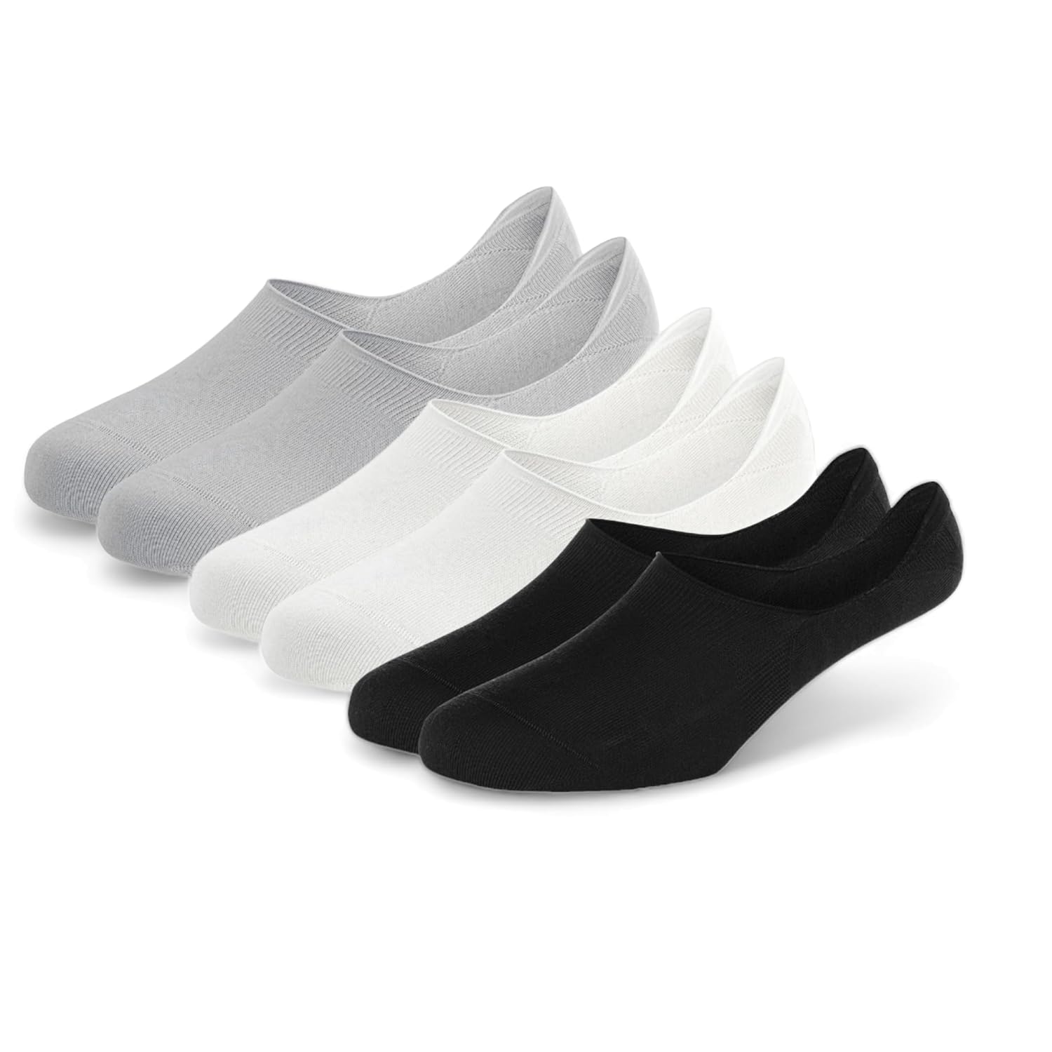 Fitness Mantra® 3 Pairs Premium Loafer/No Show Anti Slip Free Size Cotton Socks for Men’s and Women’s