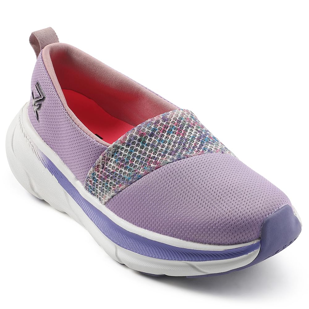 Liberty Leap7x CANBERRA1E Sports Non Lacing Walking Shoes for Women with EVA Sole | Suitable for Jogging Gym | Memory Foam Insole | Comfortable Footbed | Lightweight and Shock Absorption