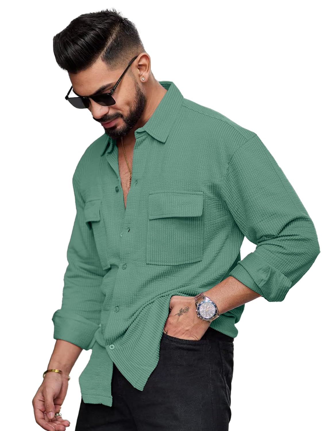 Noble Monk Men’s Polyester Regular Fit Solid Casual Shirt |Full Sleeve|Stylish Shirt Noble Monk Men’s Polyester Regular Fit Solid Casual Shirt |Full Sleeve|Stylish Shirt