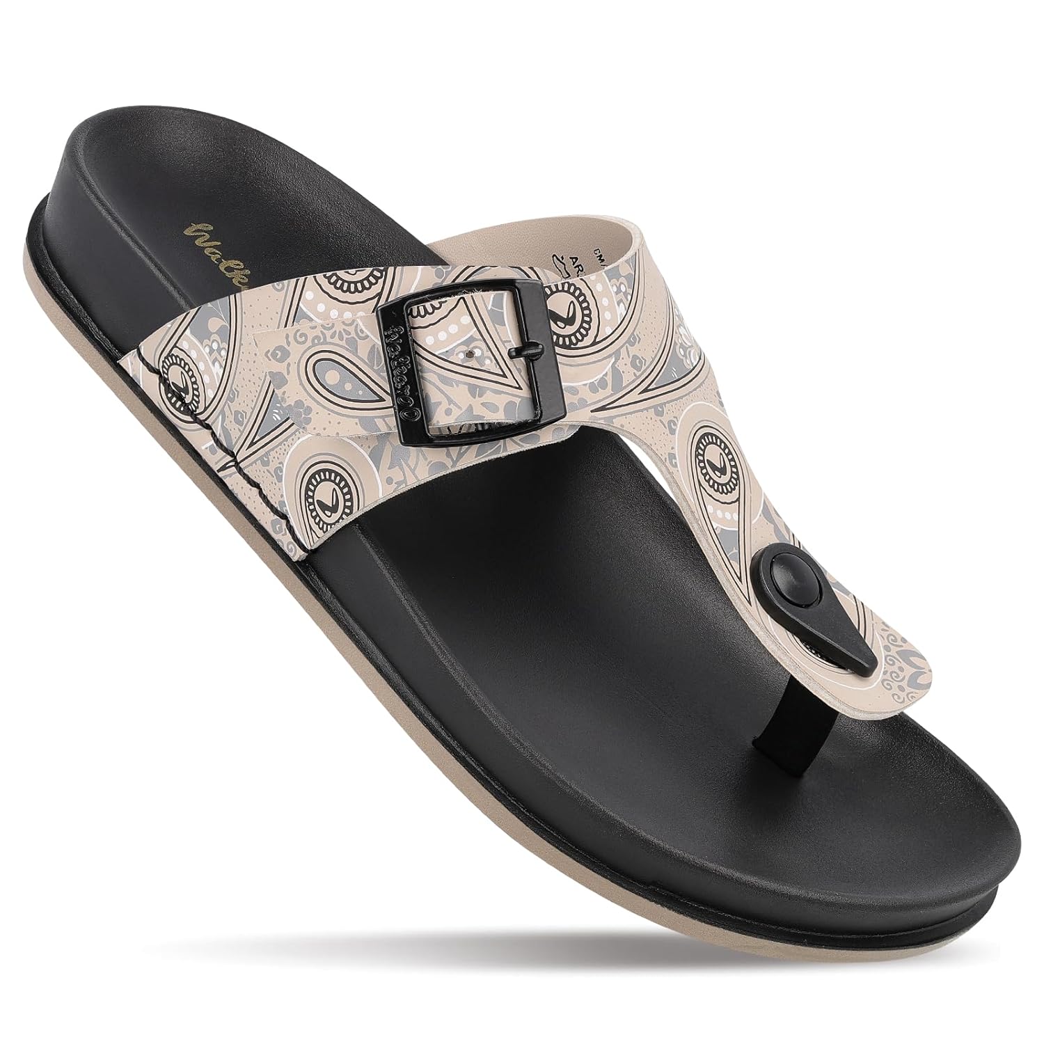 WALKAROO Women’s Fashion Sandal with Cushion Sole, Cushion Sole, Toe Seperator, Buckle Straps – WE2200 WALKAROO Women’s Fashion Sandal with Cushion Sole, Cushion Sole, Toe Seperator, Buckle Straps – WE2200