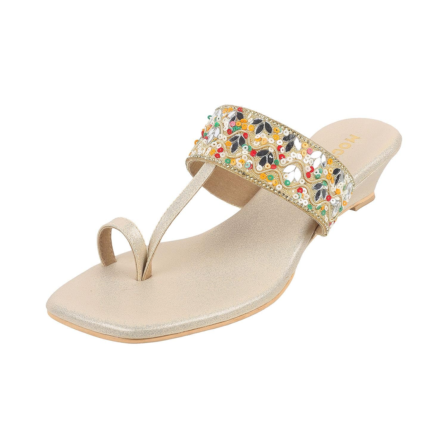 Mochi Women Ethincwear Wedge Heel Sandal