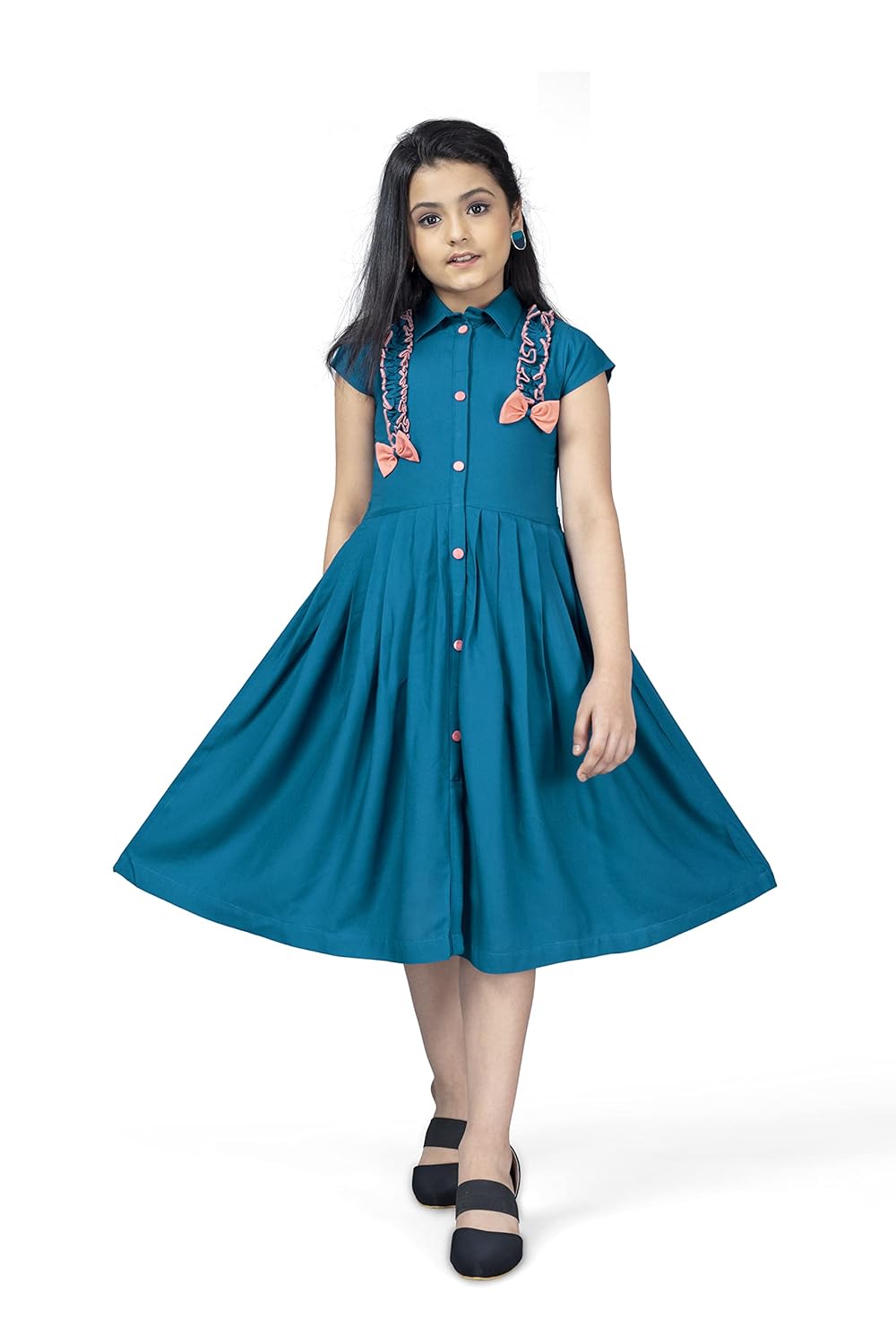 Fashion Dream Girl’s Fit and Flare Knee Length Dress