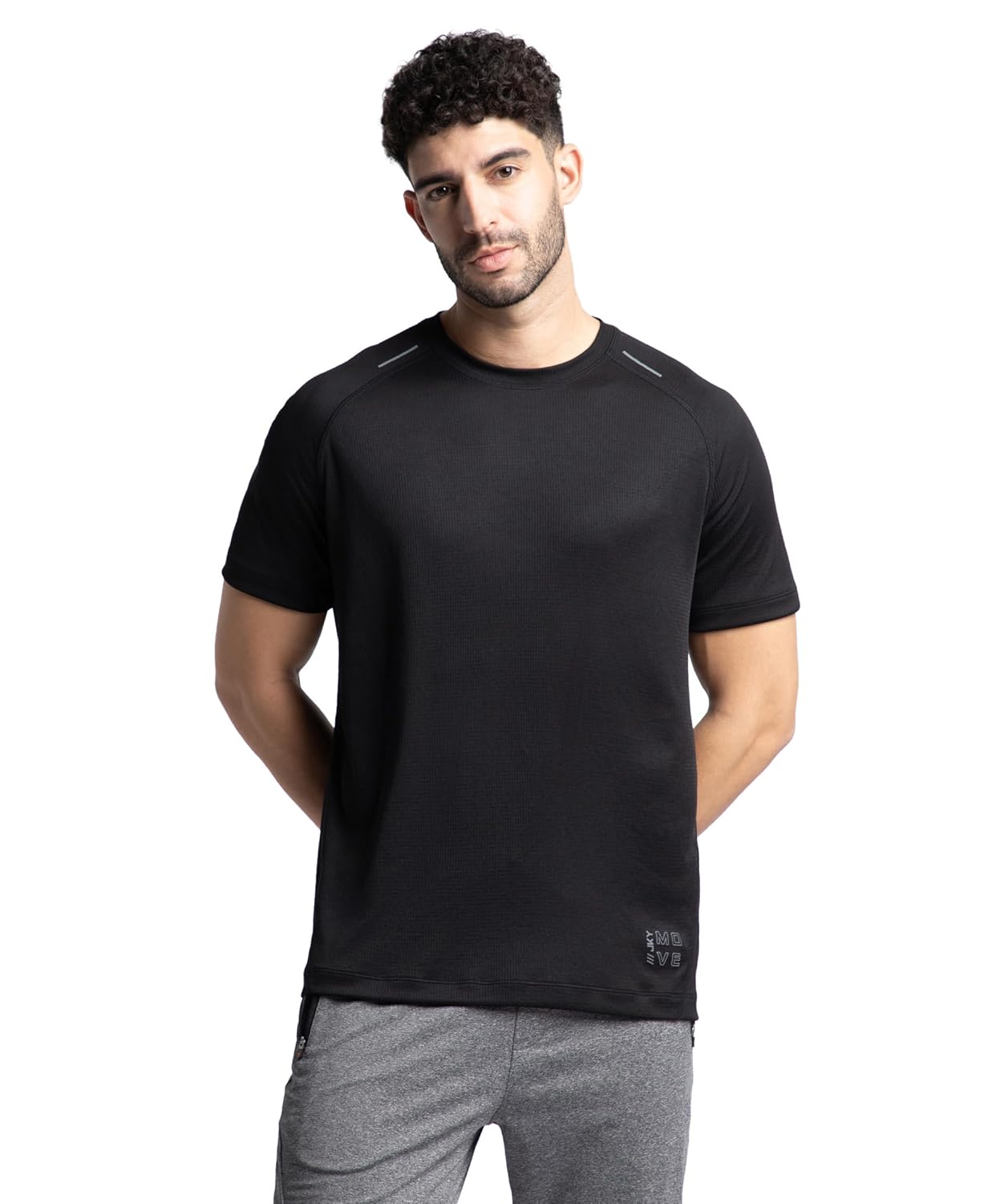 Jockey MV16 Men’s Lightweight Regular Fit Microfiber Polyester Solid Round Neck Half Sleeve Active Wear T-Shirt with Breathable Mesh Jockey MV16 Men’s Lightweight Regular Fit Microfiber Polyester Solid Round Neck Half Sleeve Active Wear T-Shirt with Breathable Mesh
