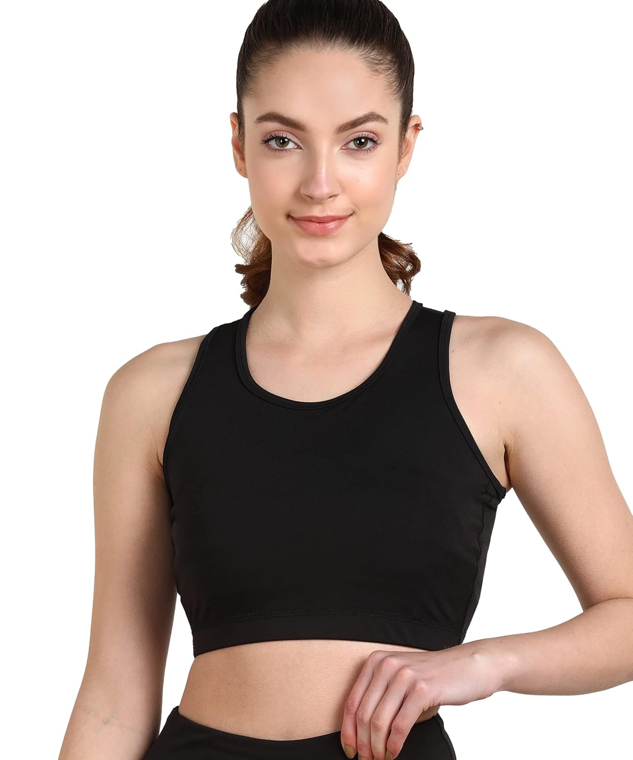 Rock Paper Scissors Premium Seamless Non-Padded Slip On Sports Bra Low Impact Workout Black Bras Activewear Sports Bra Rock Paper Scissors Premium Seamless Non-Padded Slip On Sports Bra Low Impact Workout Black Bras Activewear Sports Bra