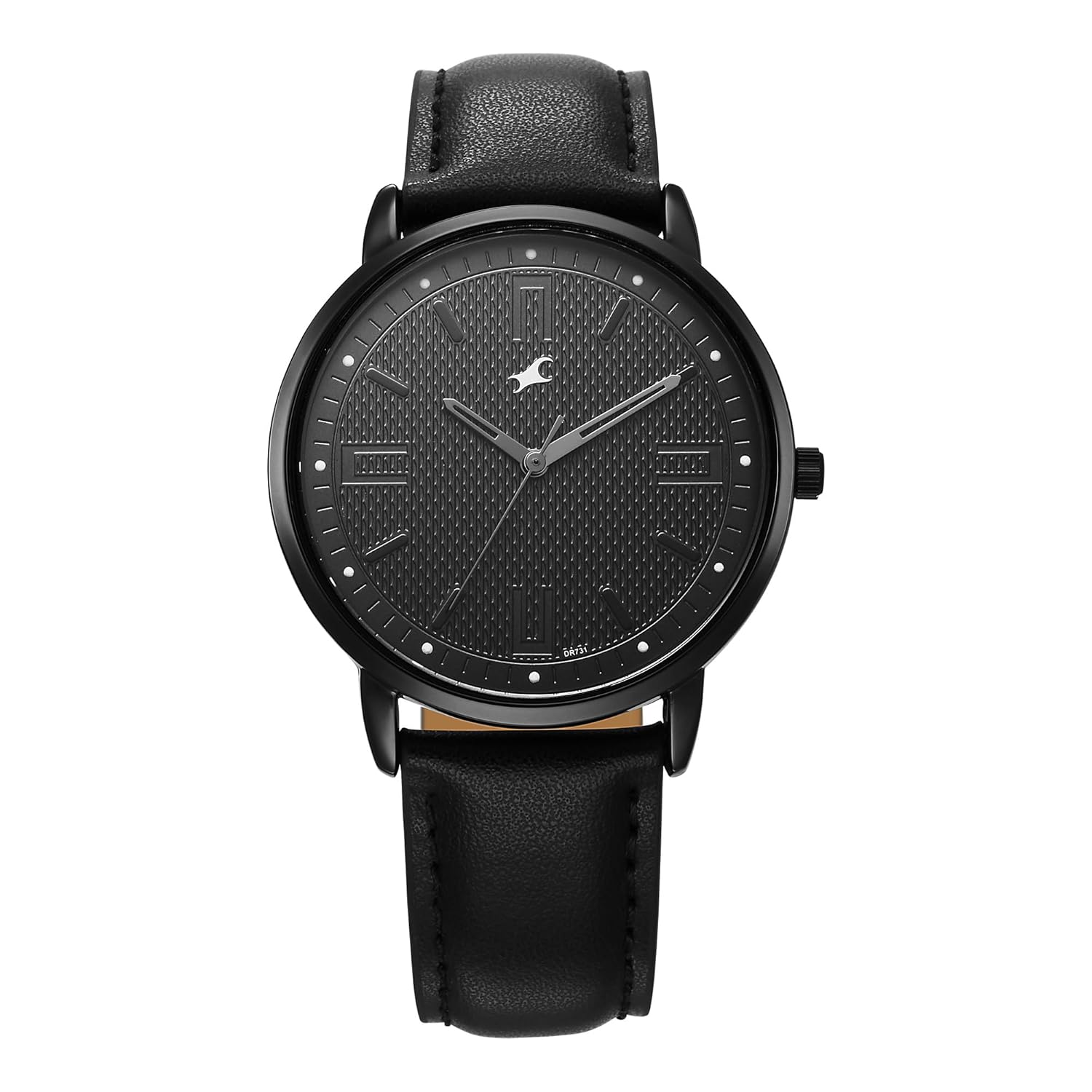 Fastrack Stunners X Special Edition Quartz Black Dial Leather Analog Watch for Men