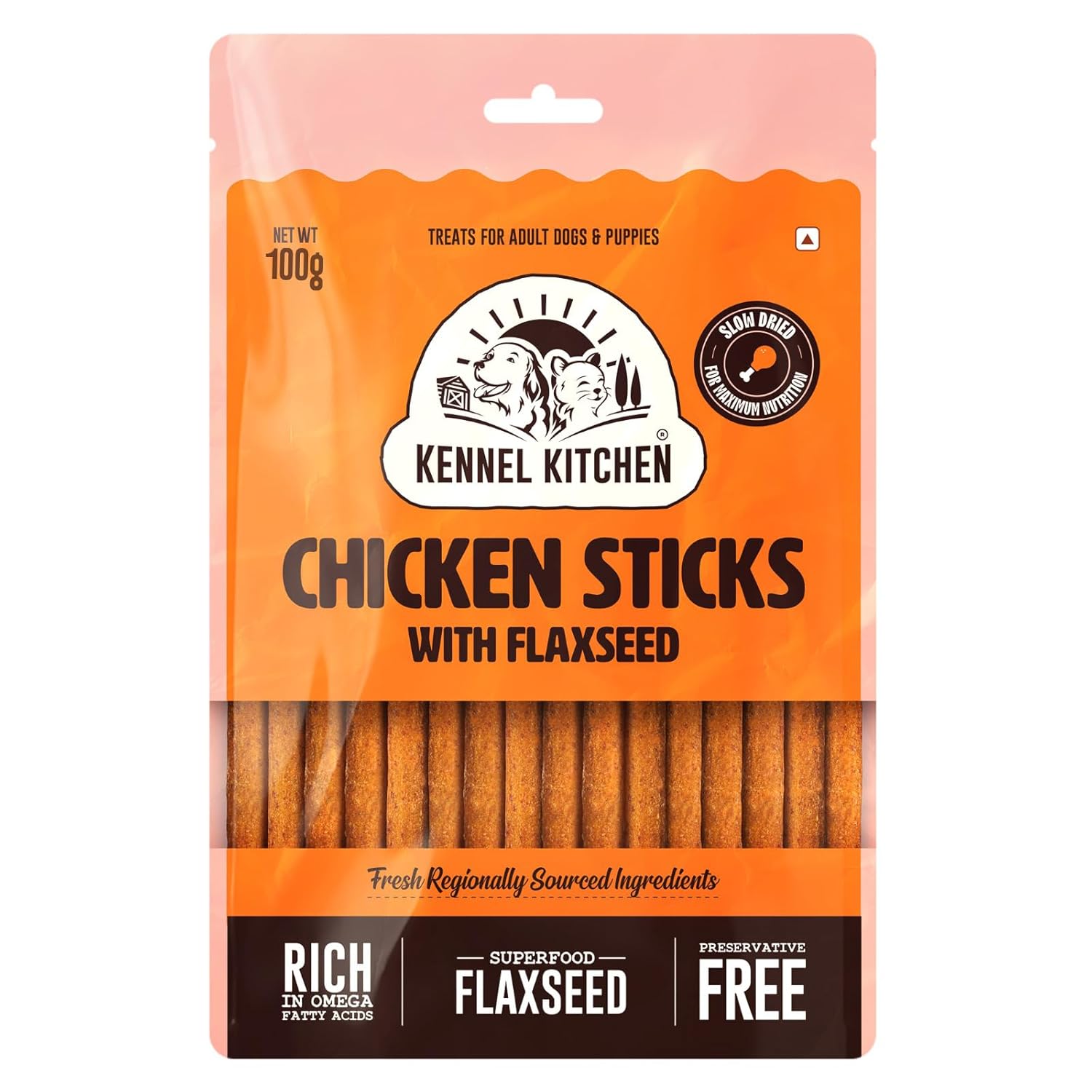 Kennel Kitchen All Life Stages Soft Baked Chicken Stick Treats for Dogs, 70g (Pack of 1)