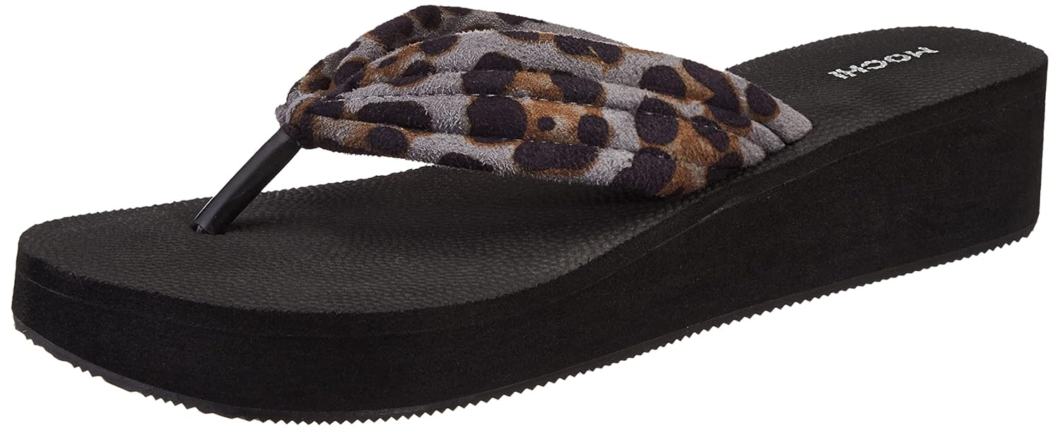 Mochi Women Tiger Print Comfy Casual Fashion Slipper