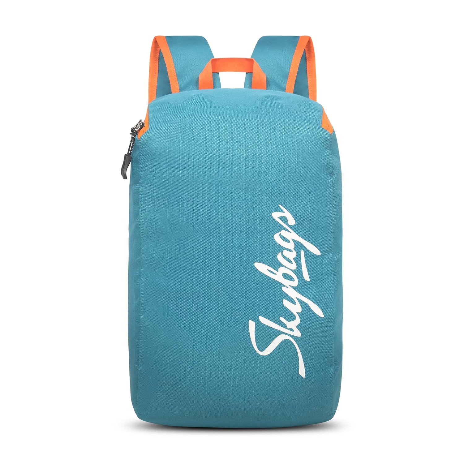 Skybags Casual Daypack 15L With Spacious Compartment, Webbing Grab Handle & Highlight Zippers Standard Backpack| Teal Blue | Klik