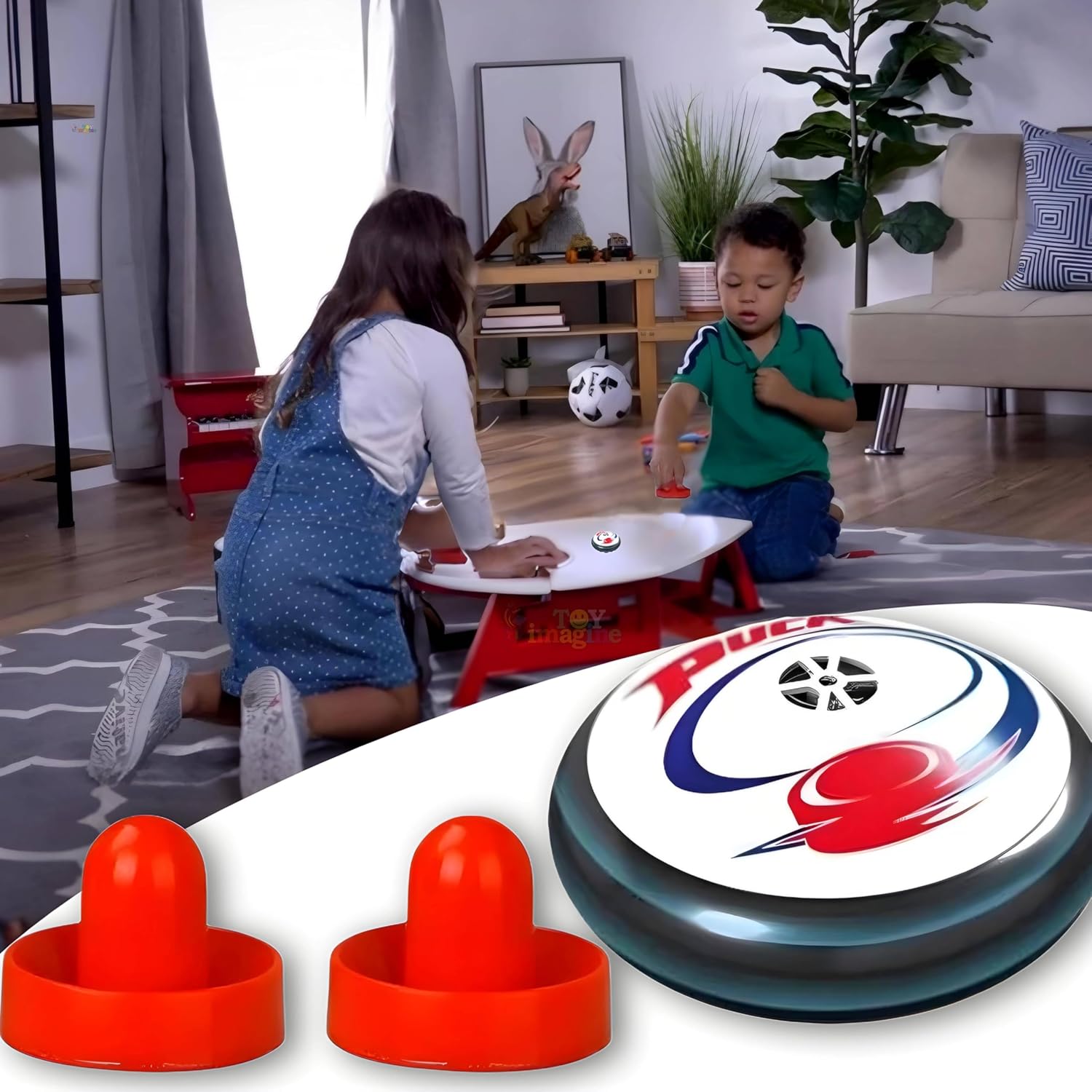 Toy Imagine Air Hockey Game for Kids | Indoor Games for Boys Age 7-14 Years | Fun Activity Toy for Home Play | Air Hockey Table for Kids and Family Fun | Skill-Building Game for Children Toy Imagine Air Hockey Game for Kids | Indoor Games for Boys Age 7-14 Years | Fun Activity Toy for Home Play | Air Hockey Table for Kids and Family Fun | Skill-Building Game for Children