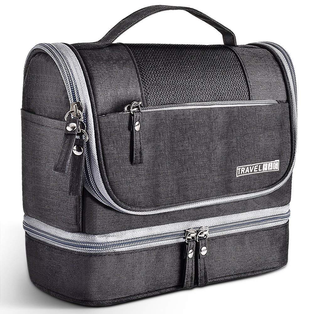 Seagull flight of fashion Polyester Toiletry Bag for Travel, Toiletry Organizer Pouch with Hook, Travel Accessories Kit Pouch for Men & Women – 24 x 20 x 13 cm – Black Seagull flight of fashion Polyester Toiletry Bag for Travel, Toiletry Organizer Pouch with Hook, Travel Accessories Kit Pouch for Men & Women – 24 x 20 x 13 cm – Black