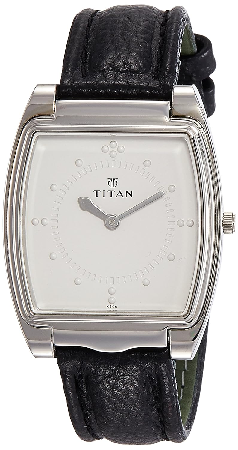 Titan Braille Analog Silver White Dial Men’s Watch NB1854SL01 / NB1854SL01/NP1854SL01