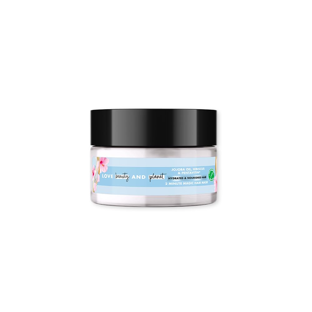 Love Beauty And Planet Jojoba oil, Hibiscus & Pentavitin Hydrate & Nourish Hair Mask 200ml Love Beauty And Planet Jojoba oil, Hibiscus & Pentavitin Hydrate & Nourish Hair Mask 200ml