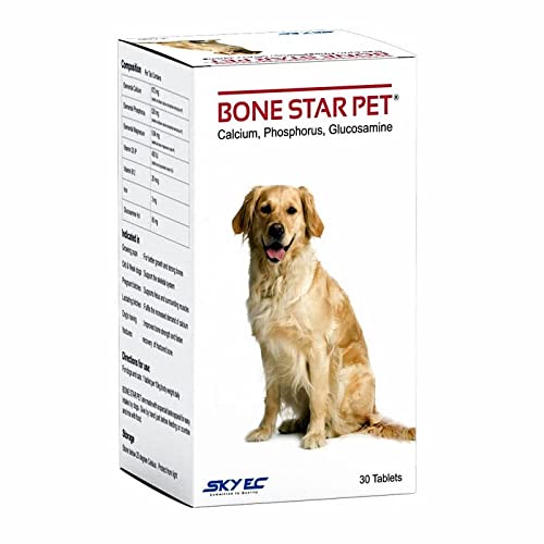Bone Star pet Calcium & Vitamin Tablet 30 Tablet Pack of 2 Bone Star pet Calcium & Vitamin Tablet 30 Tablet Pack of 2