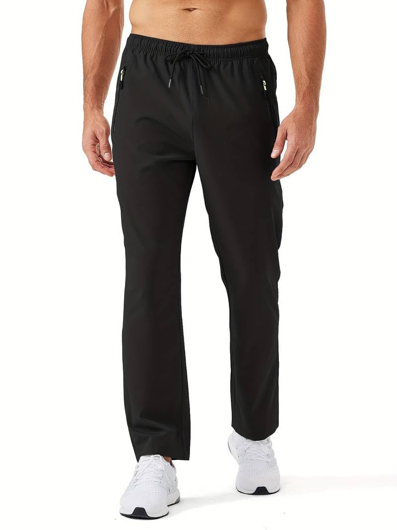TOPLOT Track Pants for Men || Activewear Pants || Men’s Joggers || Zipper Pocket || Casual Trousers || Stretchable (Sports | Gym | Yoga) (5217)