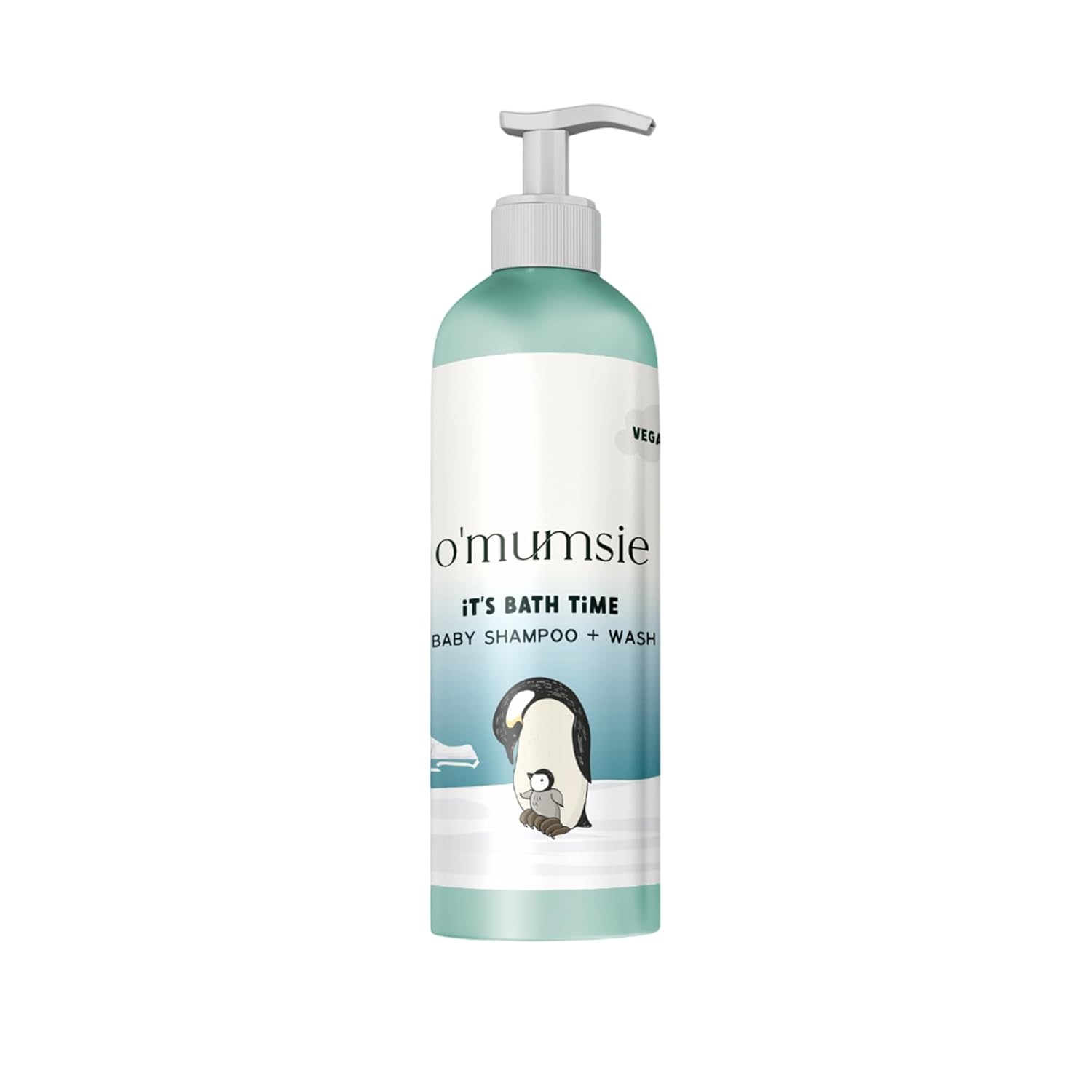 Omumsie- Bathing Baby Shampoo + Wash | Tear Free Formula for Babies | Super moisturising for Normal to Sensitive Skin | 250 Ml | Pack of 1