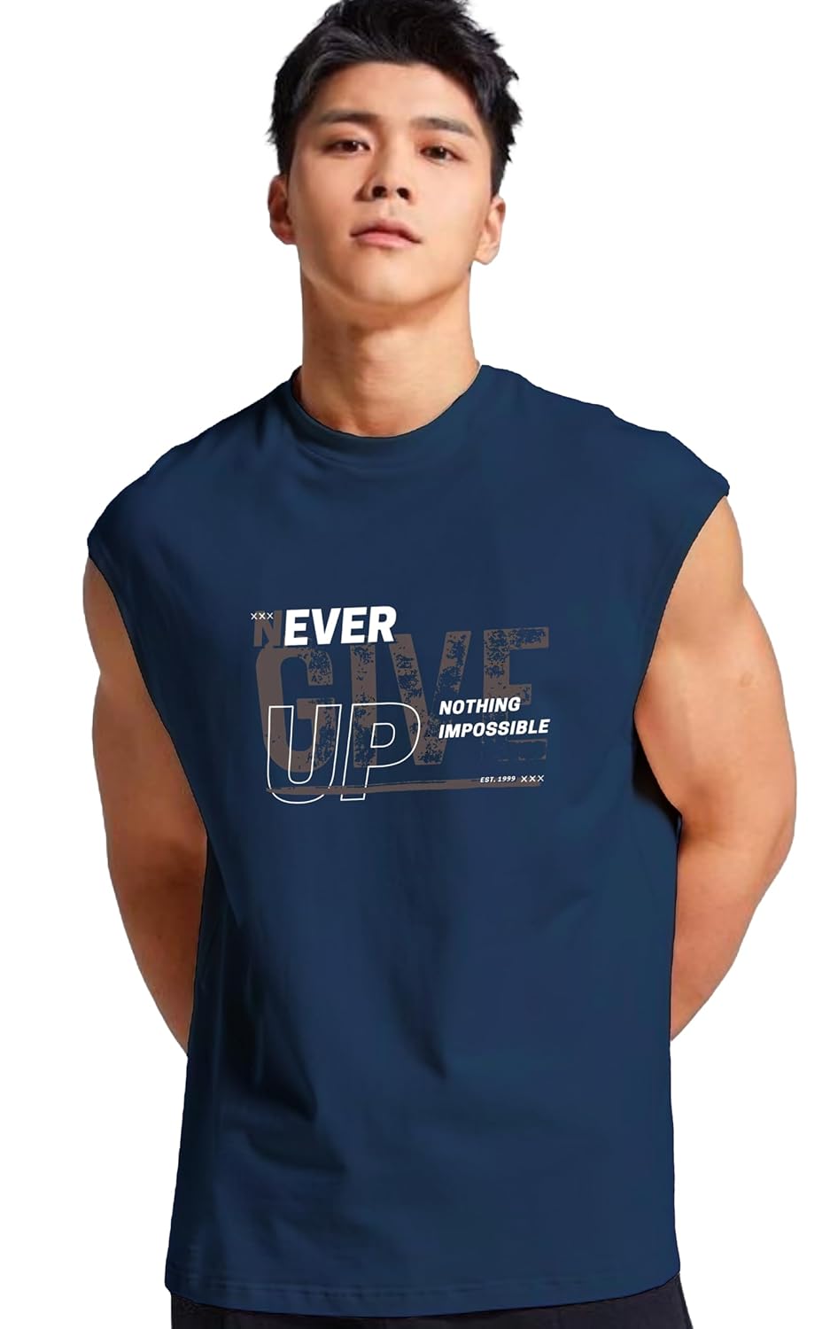 JUARI BE A GENTLEMAN Men’s Sleeveless Tank Top – Premium Cotton Blend Muscle Fit Gym Vest | Casual Summer Workout Shirt | Breathable & Lightweight Fitness Wear for Bodybuilding, Running & Daily Use JUARI BE A GENTLEMAN Men’s Sleeveless Tank Top – Premium Cotton Blend Muscle Fit Gym Vest | Casual Summer Workout Shirt | Breathable & Lightweight Fitness Wear for Bodybuilding, Running & Daily Use