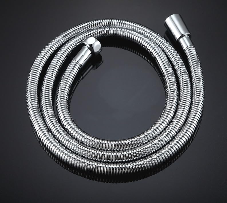 Marcoware Heavy Duty Stainless Steel Jet Spray Pipe for Toilet/Health Faucet Pipe – High Pressure Resistant, Durable, Highly Flexible Tube, 1.3 Meters Hose Pipe, Chrome Marcoware Heavy Duty Stainless Steel Jet Spray Pipe for Toilet/Health Faucet Pipe – High Pressure Resistant, Durable, Highly Flexible Tube, 1.3 Meters Hose Pipe, Chrome