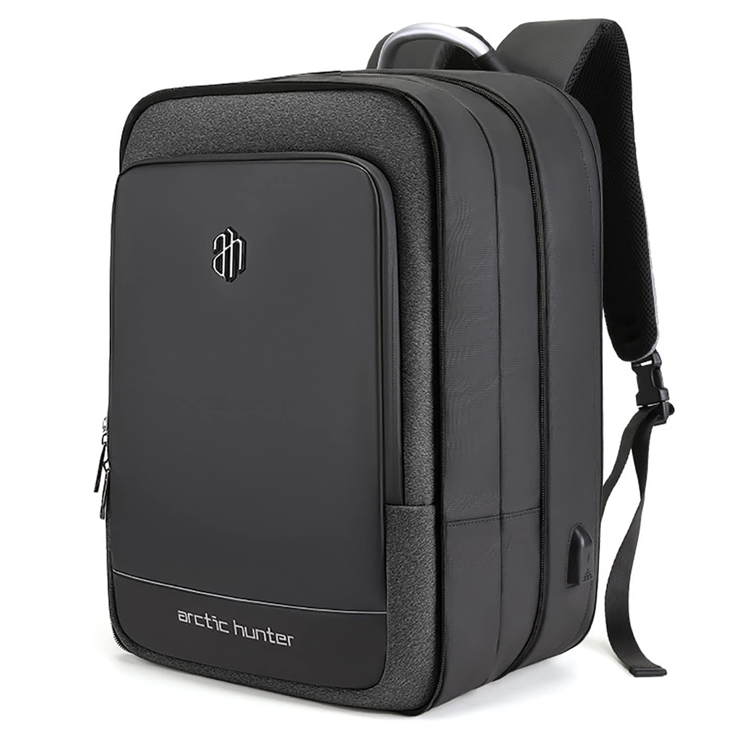 Arctic Hunter Travel Backpack for Men Women 41L Expandable Clothing Pocket 17-inch Laptop Pocket USB Port 3 in 1 Laptop Bag Water-resistant Multiple Pockets for Overnight