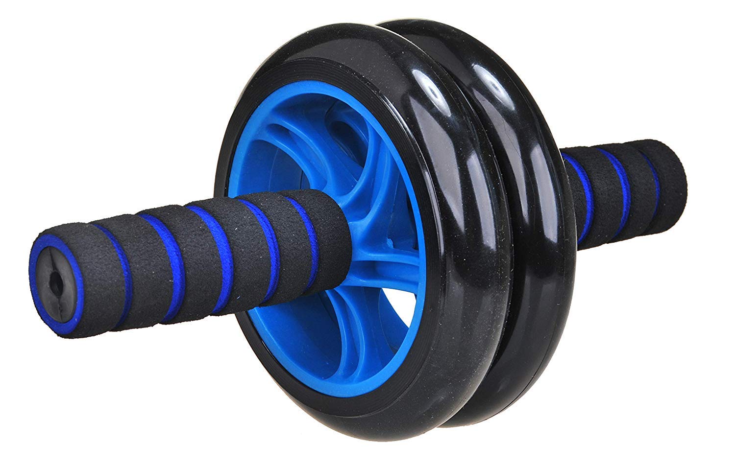 LAFILLETTE 2 Wheel Ab Roller,Comfortable Non- Slip Handles Abdominal Wheel Exercise Roller with Pad Fitness Equipment Ab Wheel Double Wheel, Sturdy, Breaks Down For Easy Storage + Strengthens Arms, Abs, Back, Chest & Tones Body, Home Workouts