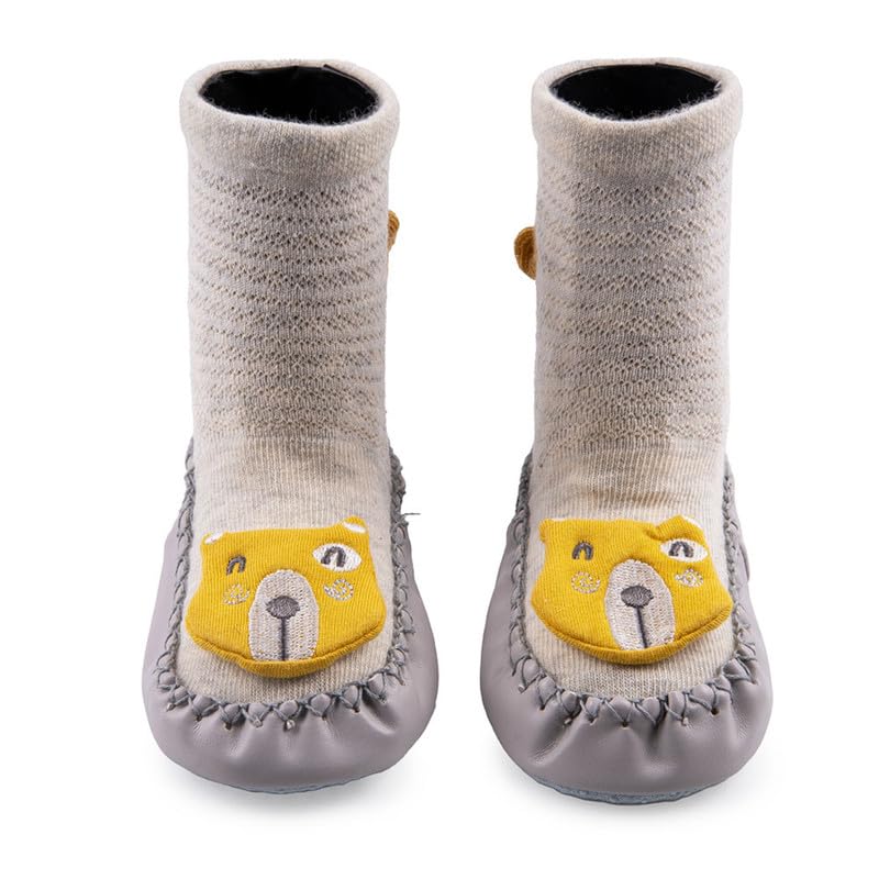 Richmen Kids Anti-Skid Breathable Socks Shoes for Baby Boys Girls Non Slip Soft Cotton Sole Booties for Toddler | 0 Month To 2 Years