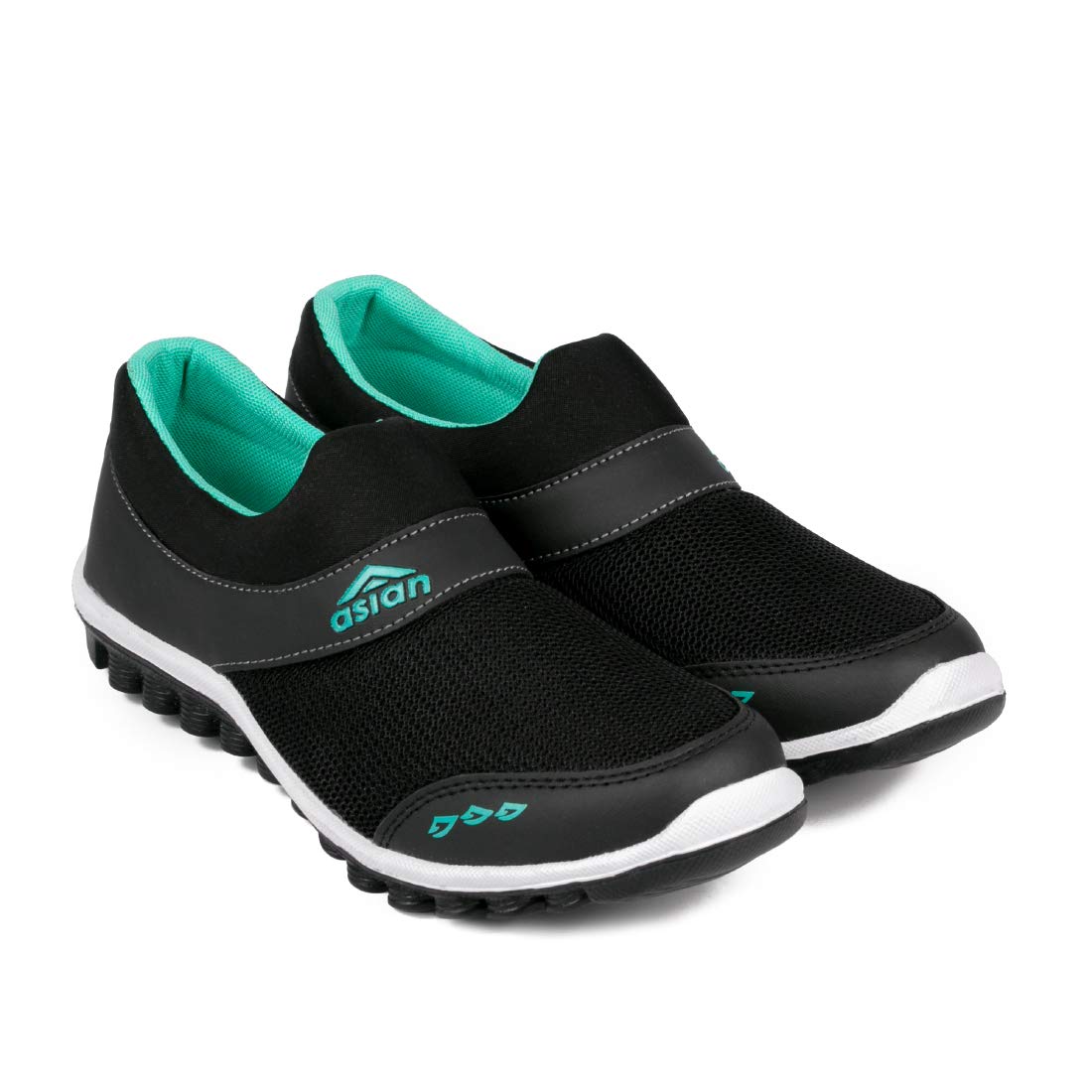 ASIAN Women Pull On Running Shoes