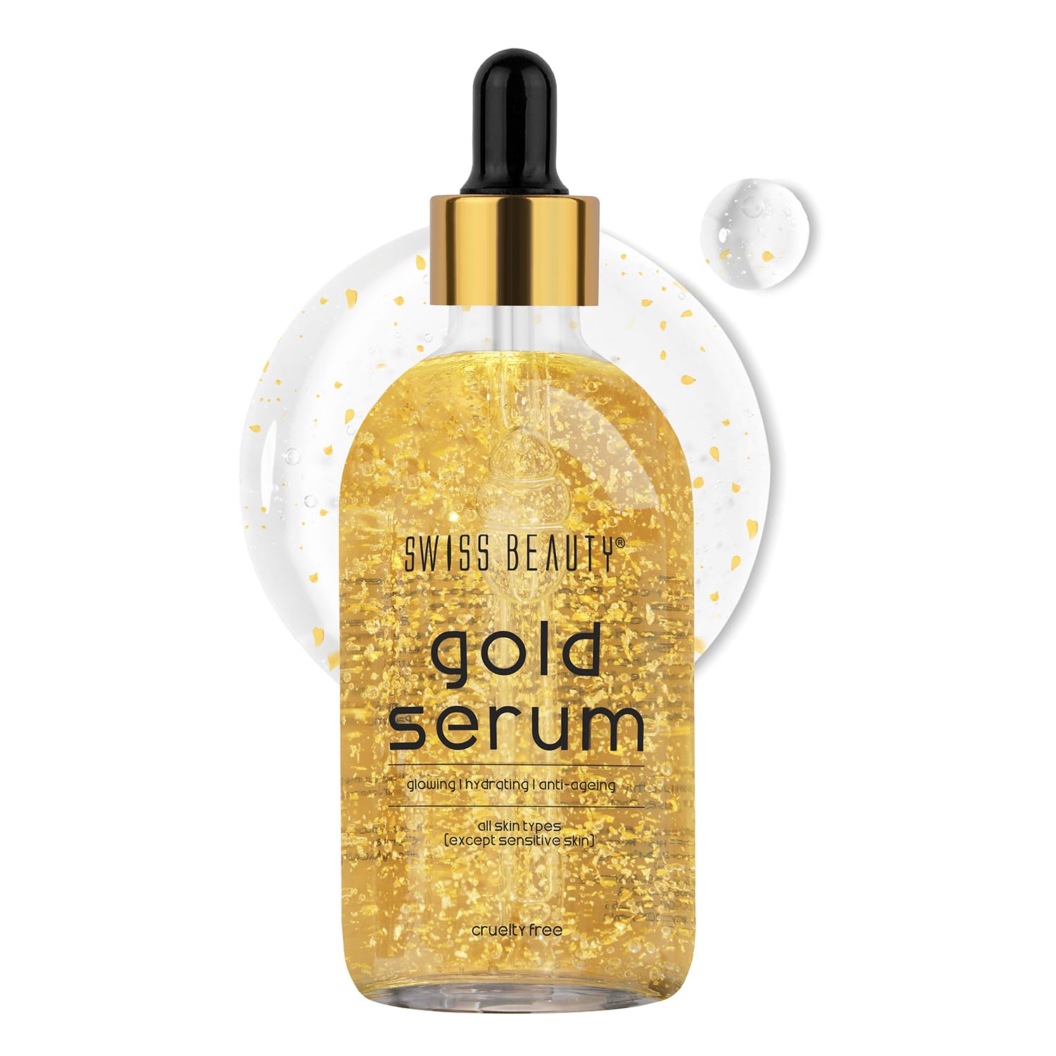 Swiss Beauty 24 K Gold Face Serum, 100ml Swiss Beauty 24 K Gold Face Serum, 100ml