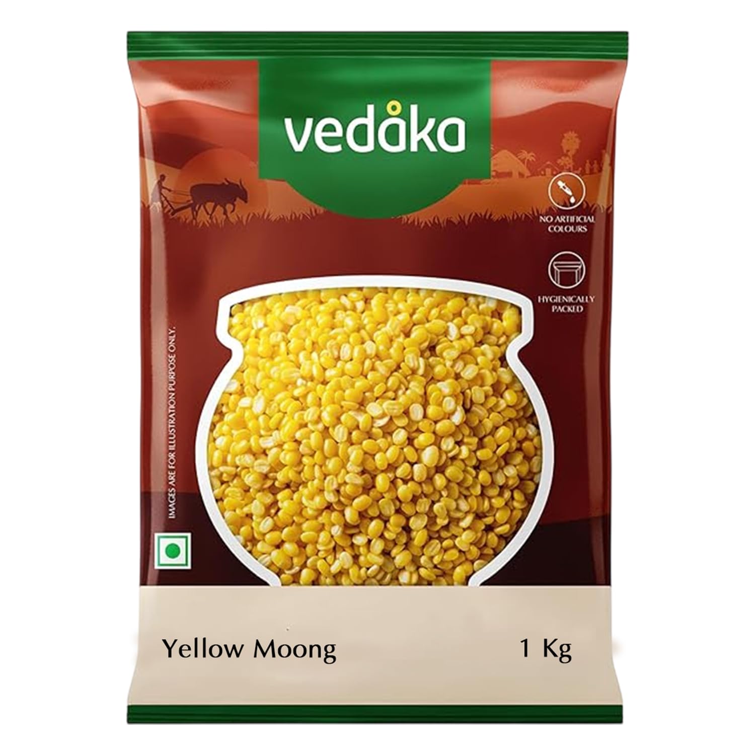 Vedaka Popular Moong Dal, 1kg