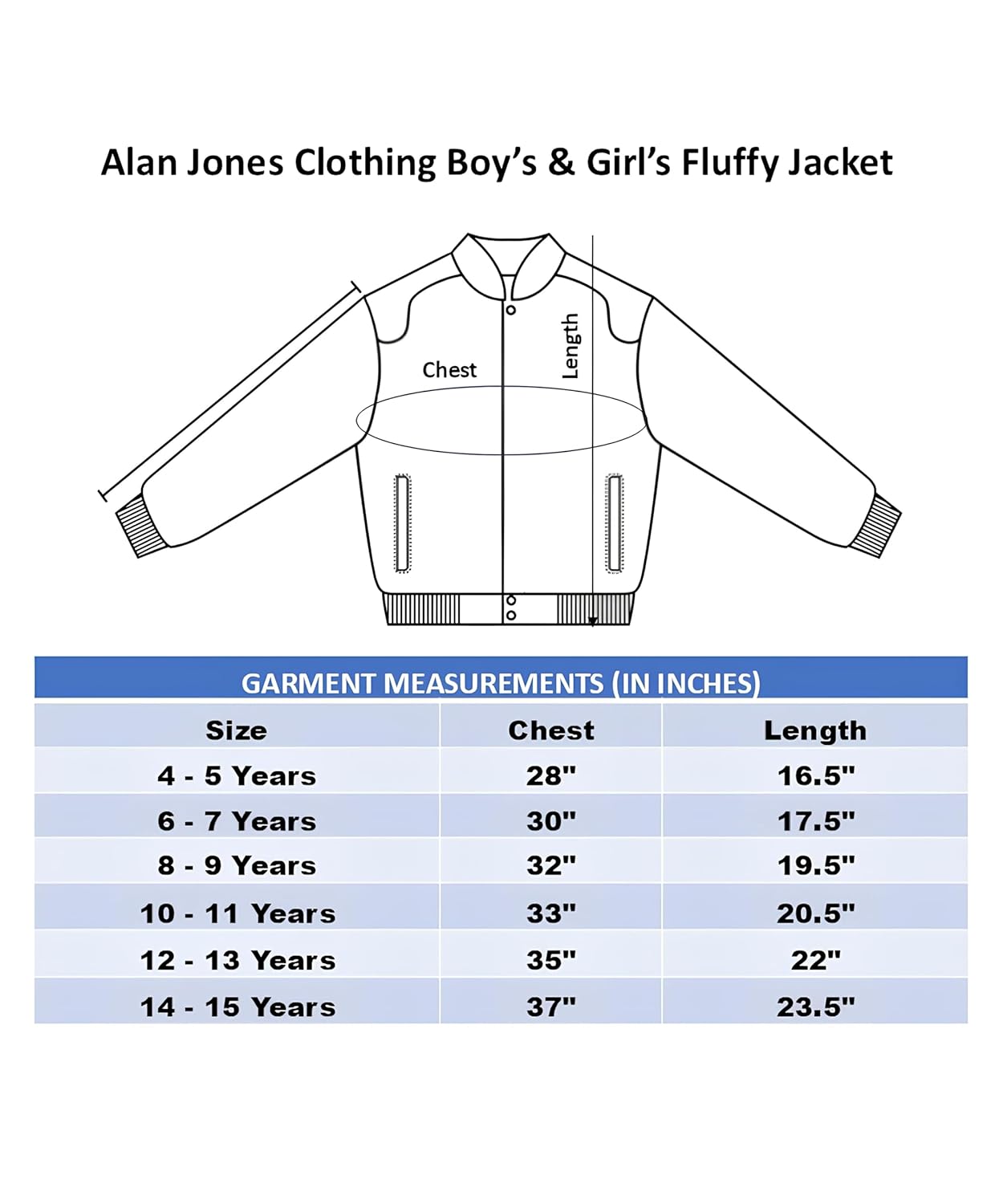 Alan Jones Clothing Girls Furry Fleece Full-Zip Jacket | Soft Fluffy Winter Wear | Cozy Warm Outerwear with Chin Guard & Easy Pull Zipper