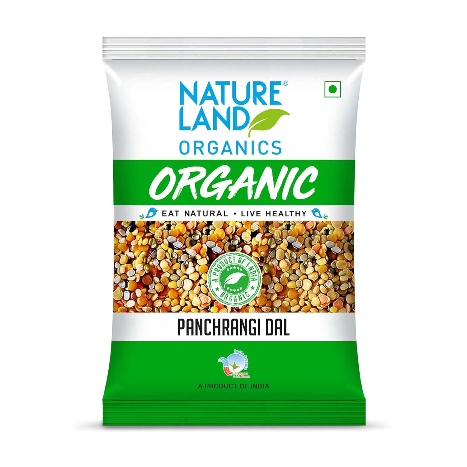Natureland Organics Panchrangi Dal/Mix Dal 1 Kg – Organic Healthy Pulses