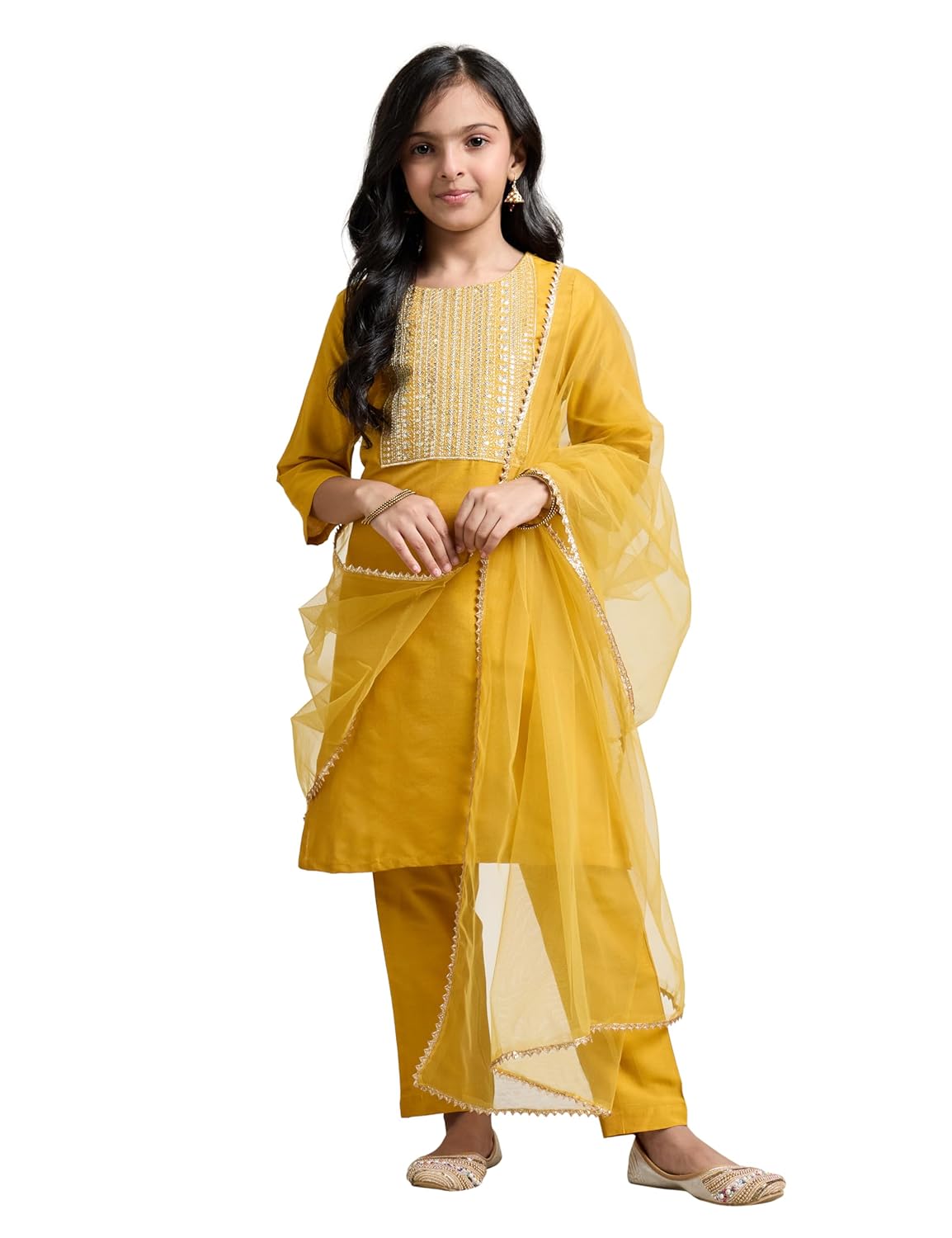 Amazon Brand – Symbol Girl’s Rayon Salwar Suit