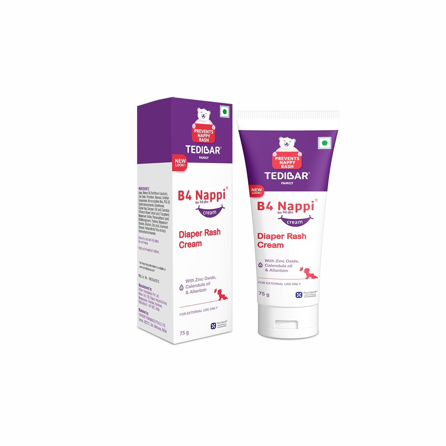 B4 Nappi Cream 75gm – Diaper Rash Prevention Cream. B4 Nappi Cream 75gm – Diaper Rash Prevention Cream.