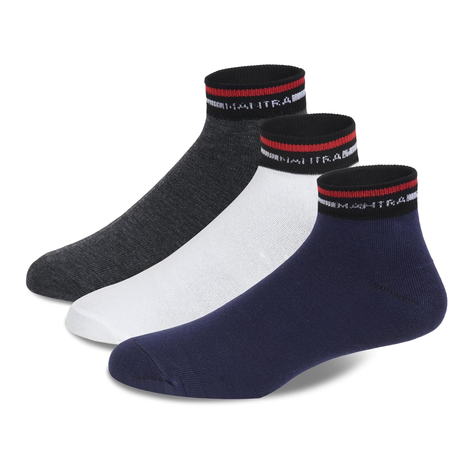 Fitness Mantra® 3 Pairs Sports Ankle Cotton Socks | Free Size| Breathable| Daily Use| Multicolor| Fitness Mantra® 3 Pairs Sports Ankle Cotton Socks | Free Size| Breathable| Daily Use| Multicolor|